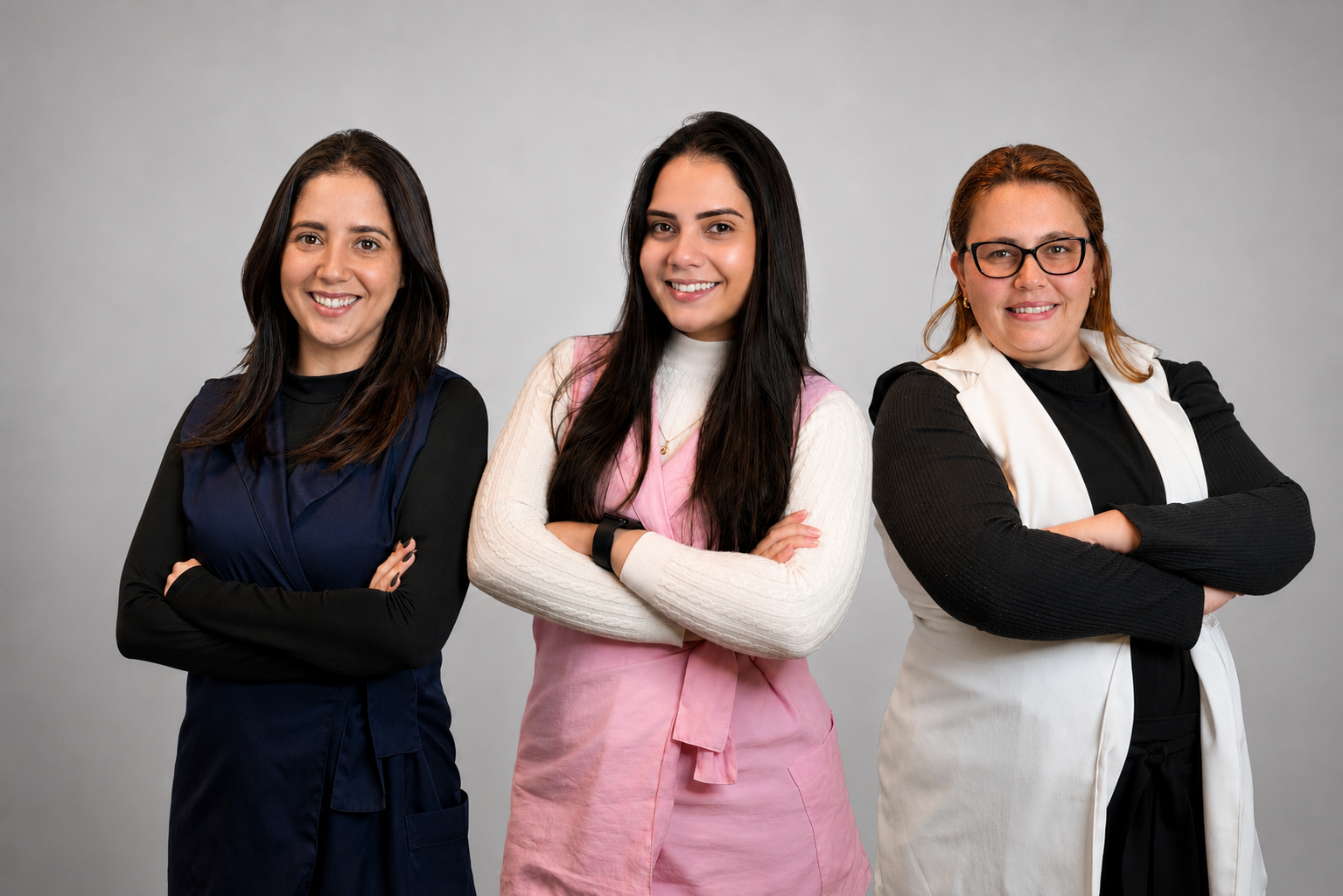 Equipe de recepção da COUTCLINIC